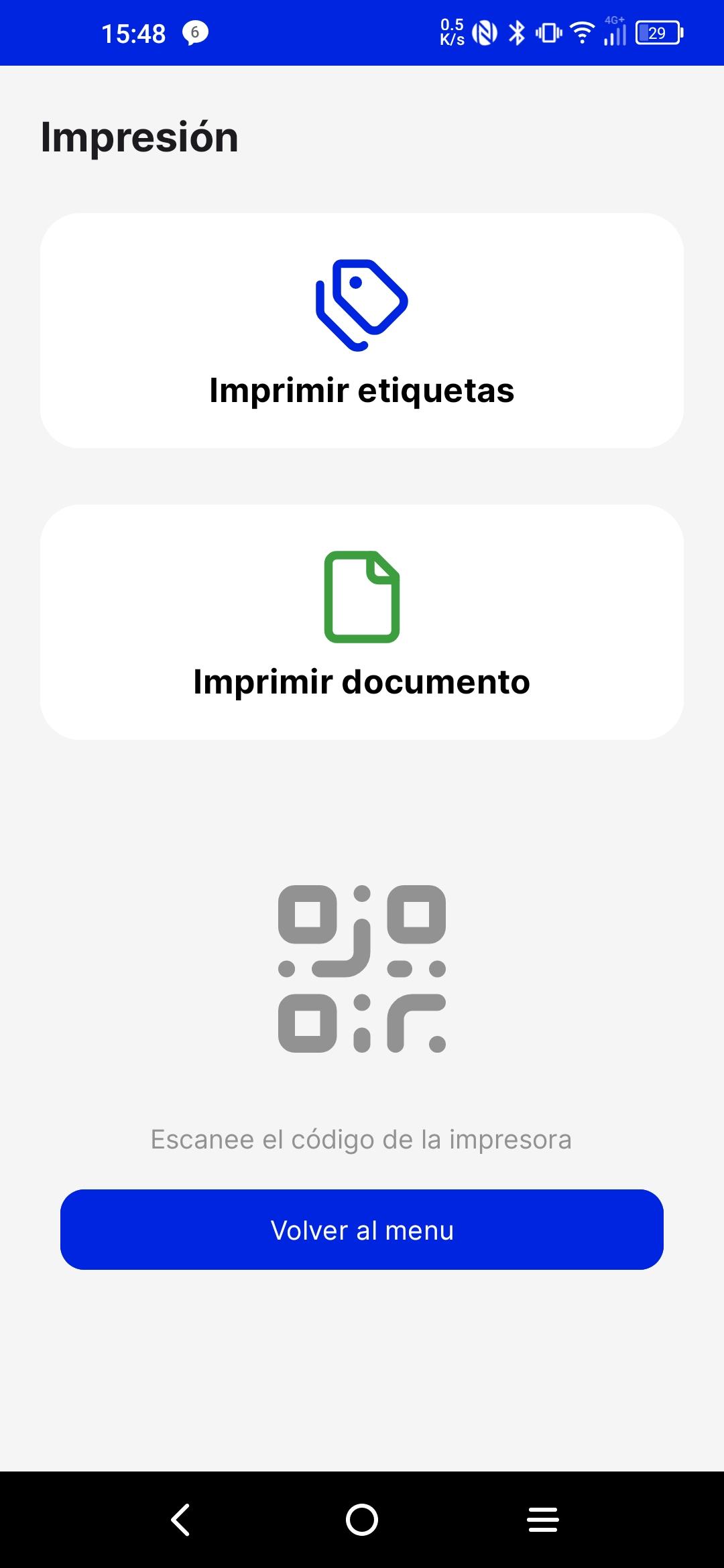 Impresión directa desde PDA