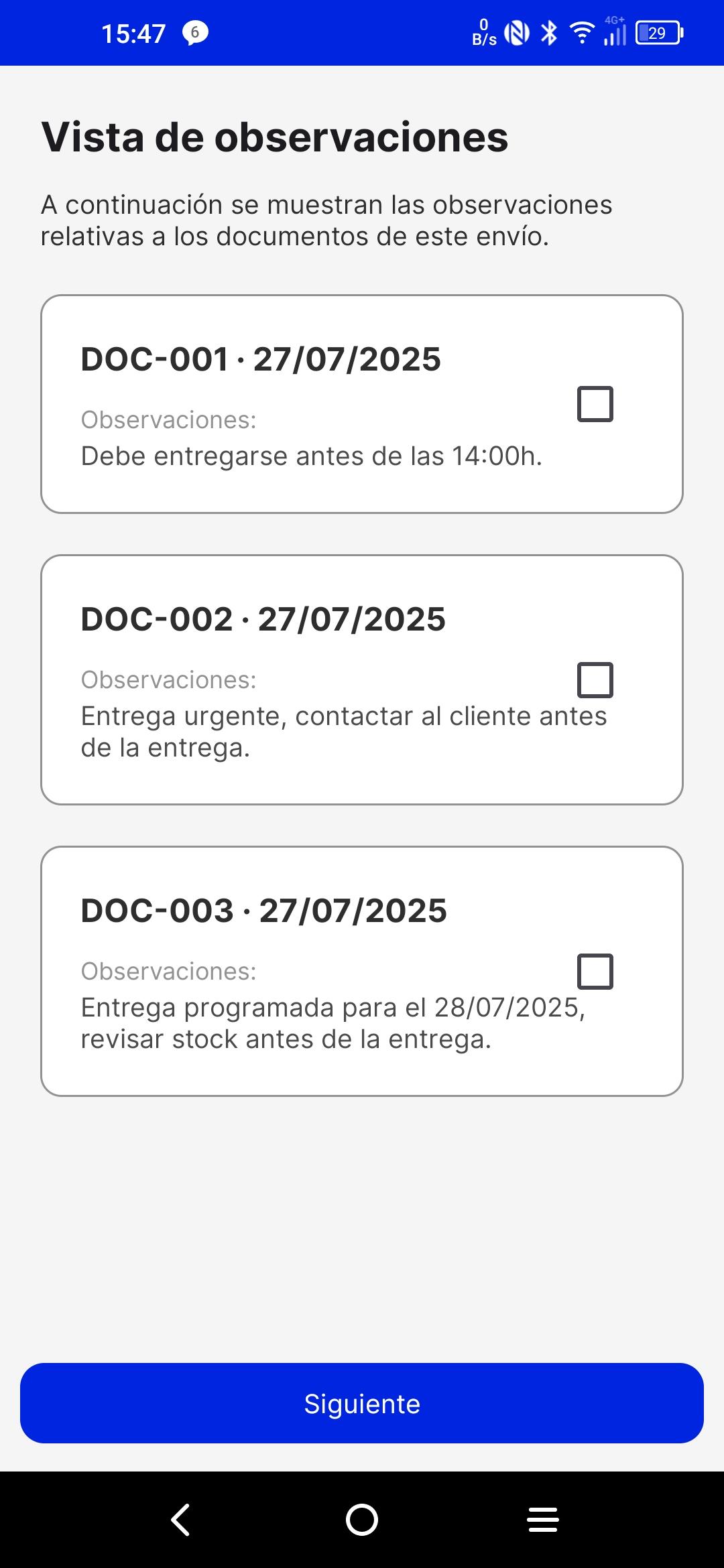 Escaneo y validación EAN en PDA